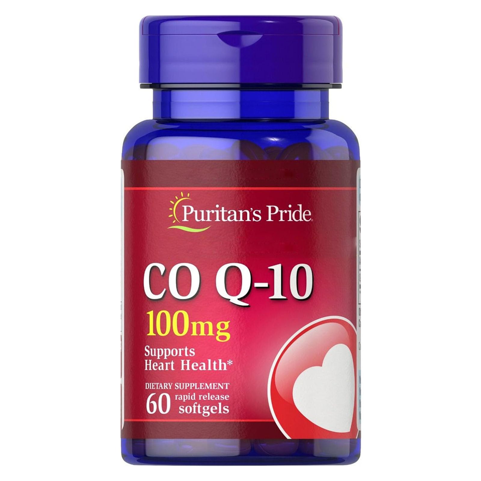 CoQ10 Softgels Bottle Front View