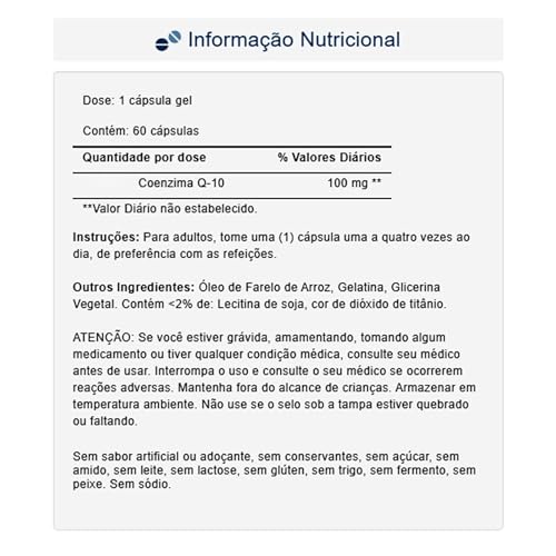 CoQ10 Softgels Ingredients Details